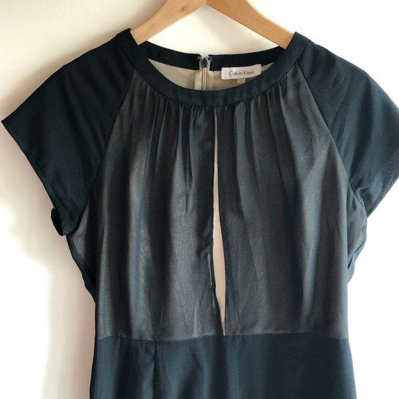 Calvin Klein - Subtle Peekaboo Black Dress - Picture 2 of 3